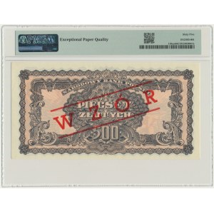 500 złotych 1944 ...owe - WZÓR - BH 780... - PMG 65 EPQ