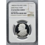100 zloty 1982 John Paul II - NGC PF69 ULTRA CAMEO - PROOF