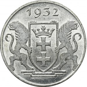 Free City of Danzig, 5 gulden 1932 Harbor - RARE