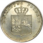 Insurrection de novembre, 2 zlotys Varsovie 1831 KG - RARE