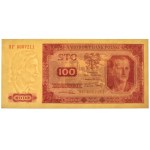 100 zloty 1948 - HF - PMG 66 EPQ - papier rayé