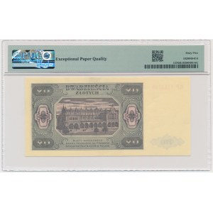 20 złotych 1948 - GP - PMG 65 EPQ - papier prążkowany