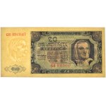 20 or 1948 - GH - PMG 66 EPQ - papier strié