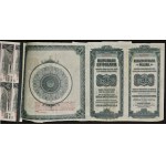 6% Pożyczka Dolarowa 1920, skonwertowana na 4,5%, obligacja 50 i 100 dolarów - zestaw 2 szt.