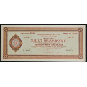 5% Bilet Skarbowy, Seria IV - 50.000 mkp 1923