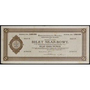 5% Bilet Skarbowy, Seria IV - 1.000.000 mkp 1923