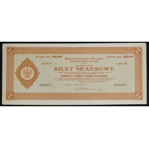 5% Bilet Skarbowy, Seria IV - 500.000 mkp 1923