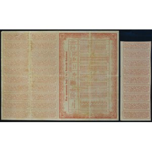10% Pożyczka Kolejowa 1924, obligacja 10 franków złotych