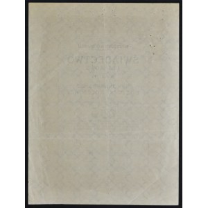 5% Conversion Railway Loan 1926, fractional certificate 7.5 zloty - RARE