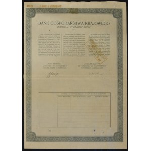 Bank Gospodarstwa Krajowego, 8%/5,5% obligacja komunalna 100 zł, Emisja I, Konwersja 1938
