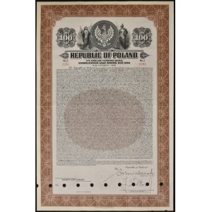 3% Pożyczka Dolarowa Fundingowa, Seria Stabilizacyjna 1937, obligacja na $100
