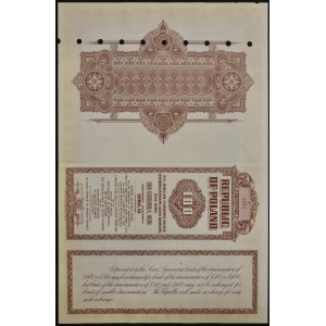 3% Pożyczka Dolarowa Fundingowa, Seria Stabilizacyjna 1937, obligacja na $100