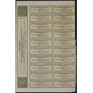 3% State Land Pension 1936 series II, bond of 500 zlotys