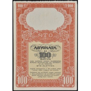 Asygnata na 100 złotych 1939, Seria A