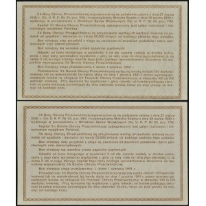 3% Bon Obrony Przeciwlotniczej 20 zł 1939 - zestaw 2 szt.