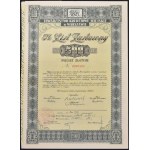 TKM Warszawa, 5% list zastawny emisji 1936, 500 i 2.500 zł - zestaw 3 szt.