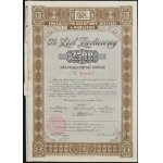 TKM Warszawa, 5% list zastawny emisji 1936, 500 i 2.500 zł - zestaw 3 szt.