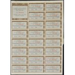 TKM Warszawa, 5% list zastawny emisji 1936, 500 i 2.500 zł - zestaw 3 szt.