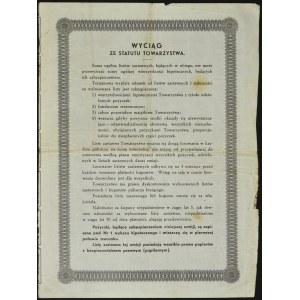 TKM Łódź, 5% list zastawny, 3.000 zł 1938