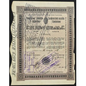 TKM Częstochowa, 8%/5% list zastawny, 1.000 zł