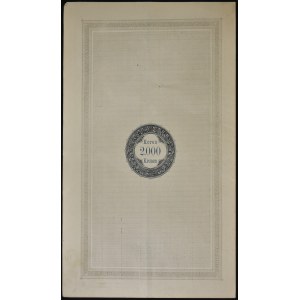 Wydział Krajowy Królestwa Galicji i Lodomerii..., 4% Pożyczka Krajowa, obligacja 2.000 koron 1893