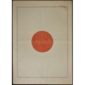 Kraków, 4% pożyczka 1909, obligacja 5.000 koron