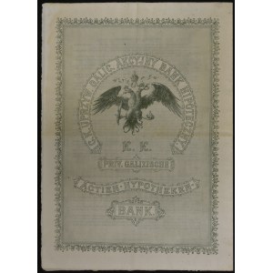 Galicyjski Akcyjny Bank Hipoteczny, 4% list hipoteczny, 1.000 koron