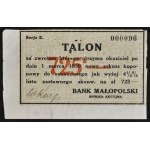 Bank Galicyjski dla Handlu i Przemysłu w Krakowie, 4,5% list zastawny, 10.000 koron / 725 zł