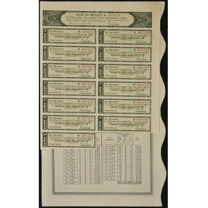 Warsaw, 5% field loan 1935, bond 500 zloty