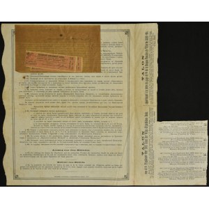 Wileński Bank Ziemski, 4,5% list zastawny, 1.000 rubli 1900/1910, seria 11.