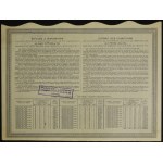Warszawa, V-ta 4,5% pożyczka konwersyjna m. st. Warszawy 1926, obligacje - zestaw 3 szt.