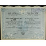 Warszawa, V-ta 4,5% pożyczka konwersyjna m. st. Warszawy 1926, obligacje - zestaw 3 szt.
