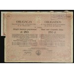 Warszawa, VI-ta 6% pożyczka konwersyjna m. st. Warszawy 1926, obligacje - zestaw 5 szt.