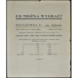 Dom Bankowy H. Ripper i Ska, Kraków - karta zamówienia na 5% Premiowią Pożyczkę Dolarową