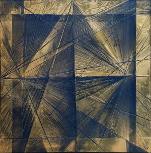 Lukasz Dziedzic (b. 1977), Symmetry in Gold, 2018