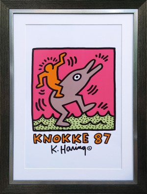 Keith Haring (1958 - 1990), KNOKKE 87, plakat