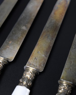 Silver fruit knives