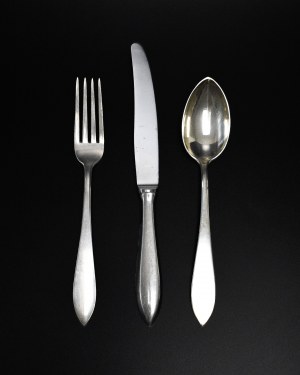 Silver cutlery for 12 persons