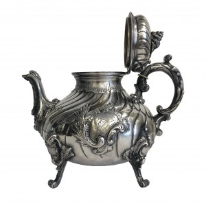 Haller&Rathenau, Haller&Rathenau silver teapot, Germany, Berlin, second half of 19th century.