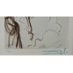 Salvador Dali(1904-1989),Archanioł Gabriel,Raj 28 pieśń z cyklu Boska komedia Dante
