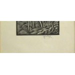 Władysław Skoczylas(1883-1934),St.Christopher years 20-30 XX century
