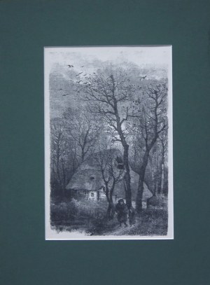 Michał Pociecha(1852-1908),Wiejska chata,1881