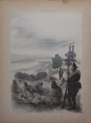 Zdzisław Czermański(1900-1970), Piłsudski na Syberii,1936