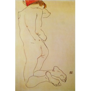 Egon Schiele(1890-1918),Female Nude 1913
