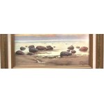 Soter Jaxa Malachowski (1867-1952), Paesaggio marino, 1923