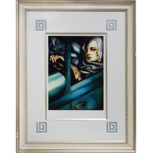 Tamara Lempicka(1898-1980),Self-Portrait in a Blue Bugatti