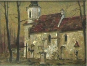 Karol Gajewski(1896-1969),Kraków-Kościół Św.Salwatora,2ćw XX wieku