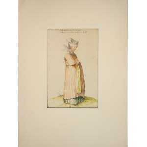 Albrecht Durer(1471-1528),Nuremberg woman dressed for church