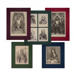 Jan Matejko(1838-1893),Ensemble de cinq gravures sur bois