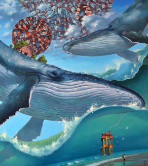 Pawel ALESZKIEWICZ (b. 1991), Song of the Whales, 2024